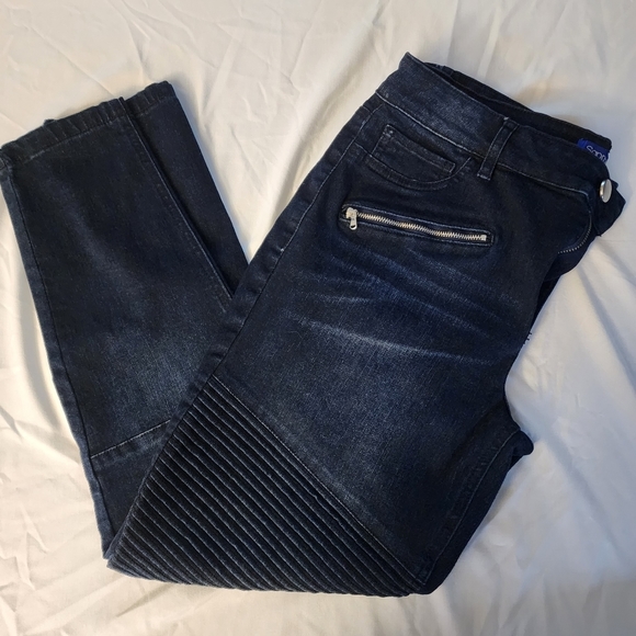 Denim - MOTO Style Jeans from Sapphire Ink